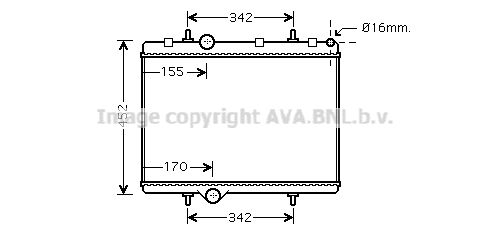 AVA QUALITY COOLING Radiators, Motora dzesēšanas sistēma PE2281